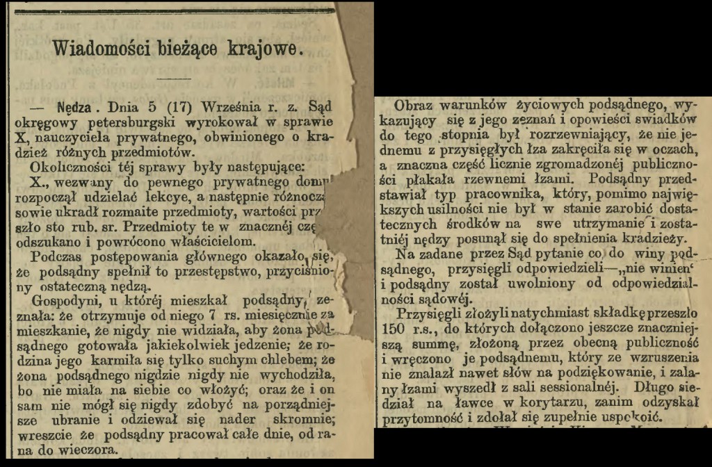 Gazeta Sądowa Warszawska red. Wincenty Prokopowicz. 1875, nr 1