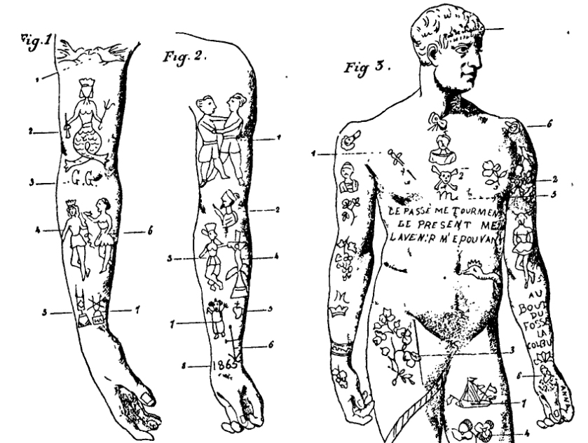 Niech żyje Francya I Kartofle Smażone Tatuaże Z Xix Wieku Marginalia