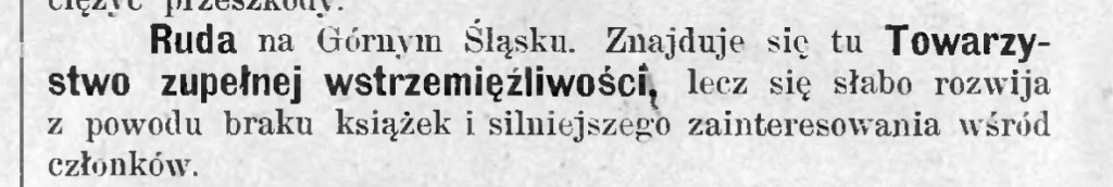 Przyszłość dla Ludu- miesięcznik poświęcony walce z alkoholizmem, rok 1905,  nr.3